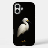Black 4 Luxe iPhone 16 Plus, Snowy Egret Case-Mate iPhoneケース (裏面)
