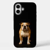 Black 4 Luxe iPhone 16 Plus, Stamina Bulldog Case-Mate iPhoneケース (裏面)