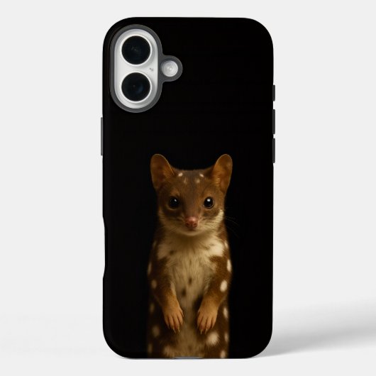 Black 4 Luxe iPhone 16 Plus, Sweet Quoll Case-Mate iPhoneケース (裏面)
