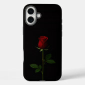 Black 4 Luxe iPhone 16 Plus, Velvet Red Rose Case-Mate iPhoneケース (裏面)