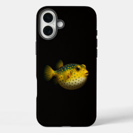Black 4 Luxe iPhone 16 Plus, Yellow Putterfish iPhone 16 Plusケース