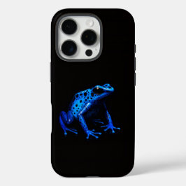 Black 4 Luxe iPhone 16 Pro, Blue Electric Frog iPhone 16 Proケース