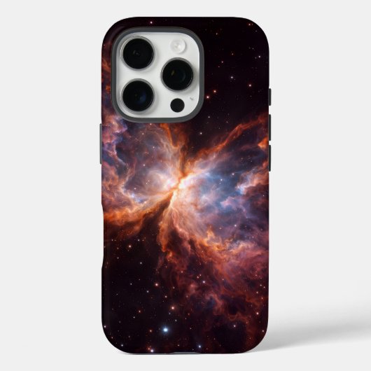 Black 4 Luxe iPhone 16 Pro, Butterfly Nebula Case-Mate iPhoneケース (裏面)
