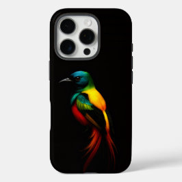 Black 4 Luxe iPhone 16 Pro Case-Mate, Rainbow Bird iPhone 16 Proケース