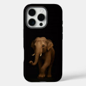 Black 4 Luxe iPhone 16 Pro, Indian Elephant Case-Mate iPhoneケース (裏面)