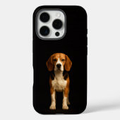 Black 4 Luxe iPhone 16 Pro, Kind Beagle Case-Mate iPhoneケース (裏面)
