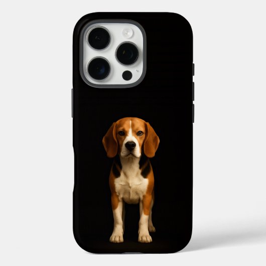 Black 4 Luxe iPhone 16 Pro, Kind Beagle Case-Mate iPhoneケース (裏面)