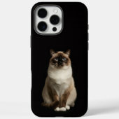 Black 4 Luxe iPhone 16 Pro Max, Birmanese Cat Case-Mate iPhoneケース (裏面)