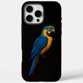 Black 4 Luxe iPhone 16 Pro Max, Blue Yellow Macaw iPhone 16 Pro Maxケース