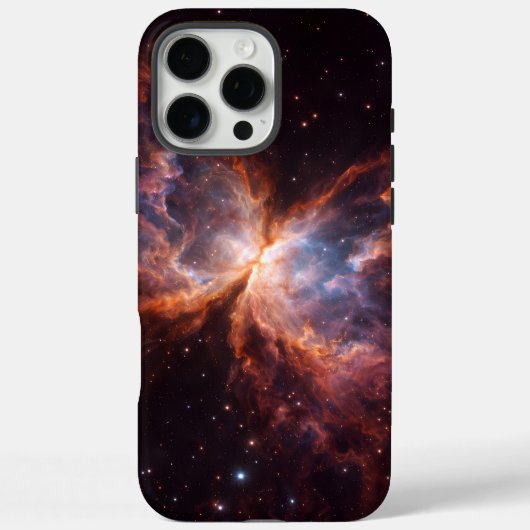 Black 4 Luxe iPhone 16 Pro Max, Butterfly Nebula Case-Mate iPhoneケース (裏面)