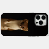 Black 4 Luxe iPhone 16 Pro Max, Elegant Weasel Case-Mate iPhoneケース (裏面 (横))