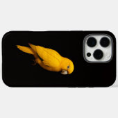 Black 4 Luxe iPhone 16 Pro Max, Golden Parakeet Case-Mate iPhoneケース (裏面 (横))