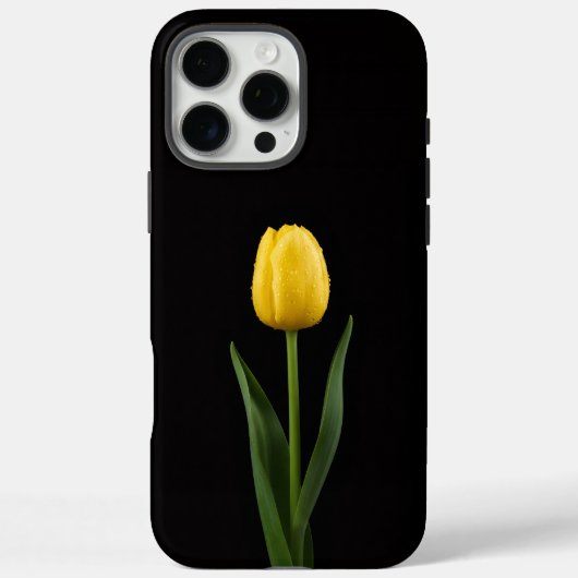 Black 4 Luxe iPhone 16 Pro Max, Golden Tulip Case-Mate iPhoneケース (裏面)