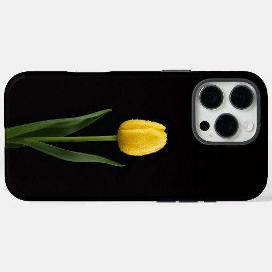 Black 4 Luxe iPhone 16 Pro Max, Golden Tulip Case-Mate iPhoneケース (裏面 (横))