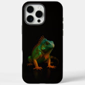 Black 4 Luxe iPhone 16 Pro Max, Green Iguana Case-Mate iPhoneケース (裏面)