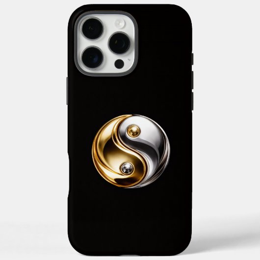Black 4 Luxe iPhone 16 Pro Max, Harmony Yin Yang Case-Mate iPhoneケース (裏面)