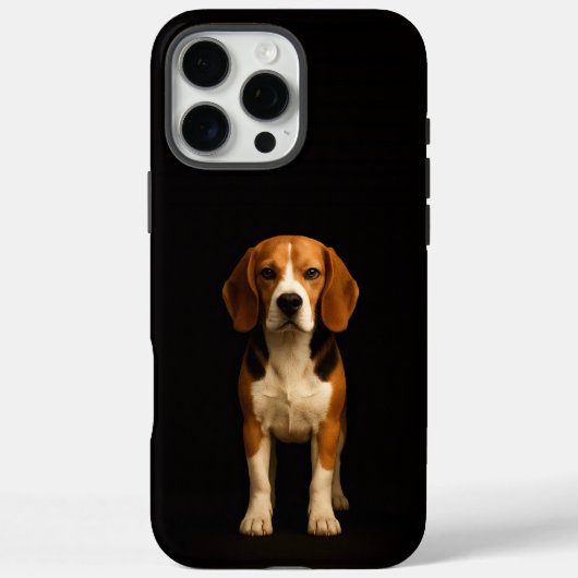 Black 4 Luxe iPhone 16 Pro Max, Kind Beagle Case-Mate iPhoneケース (裏面)