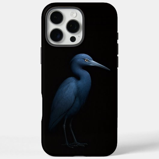 Black 4 Luxe iPhone 16 Pro Max, Little Blue Heron Case-Mate iPhoneケース (裏面)