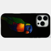 Black 4 Luxe iPhone 16 Pro Max , Lorikeet Parrot Case-Mate iPhoneケース (裏面 (横))