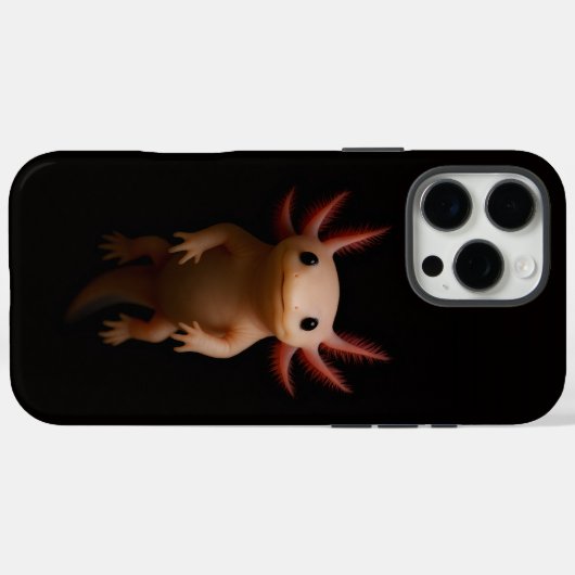 Black 4 Luxe iPhone 16 Pro Max, Mexican Axolotl Case-Mate iPhoneケース (裏面 (横))