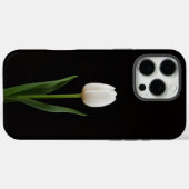 Black 4 Luxe iPhone 16 Pro Max, Pearl White Tulip Case-Mate iPhoneケース (裏面 (横))