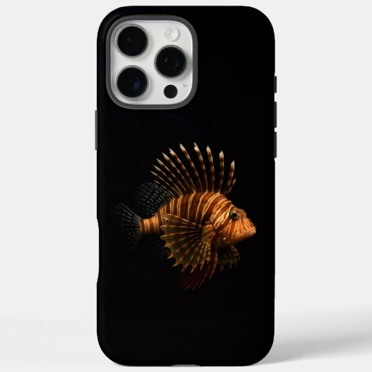 Black 4 Luxe iPhone 16 Pro Max, Red Lionfish Case-Mate iPhoneケース (裏面)