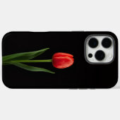 Black 4 Luxe iPhone 16 Pro Max, Ruby Red Tulip Case-Mate iPhoneケース (裏面 (横))