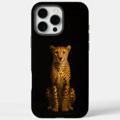 Black 4 Luxe iPhone 16 Pro Max, Sleek Cheetah Case-Mate iPhoneケース (裏面)