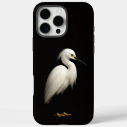 Black 4 Luxe iPhone 16 Pro Max, Snowy Egret iPhone 16 Pro Maxケース