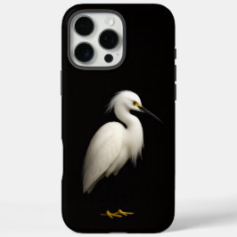 Black 4 Luxe iPhone 16 Pro Max, Snowy Egret iPhone 16 Pro Maxケース