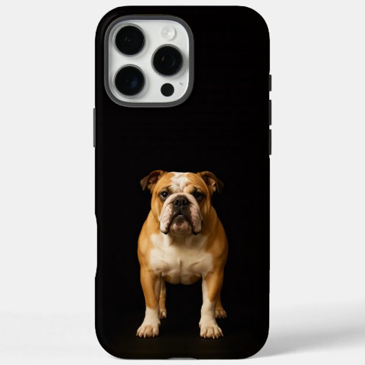 Black 4 Luxe iPhone 16 Pro Max Stamina Bulldog Case-Mate iPhoneケース (裏面)