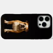 Black 4 Luxe iPhone 16 Pro Max Stamina Bulldog Case-Mate iPhoneケース (裏面 (横))