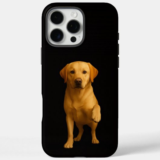 Black 4 Luxe iPhone 16 Pro Max, Tender Labrador Case-Mate iPhoneケース (裏面)