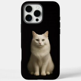 Black 4 Luxe iPhone 16 Pro Max, Turkish Angora Cat iPhone 16 Pro Maxケース