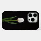 Black 4 Luxe iPhone 16 Pro, Pearl White Tulip Case-Mate iPhoneケース (裏面 (横))
