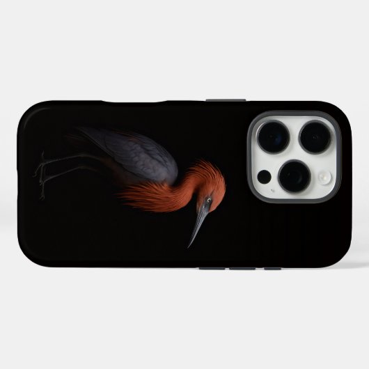 Black 4 Luxe iPhone 16 Pro, Reddish Egret Case-Mate iPhoneケース (裏面 (横))