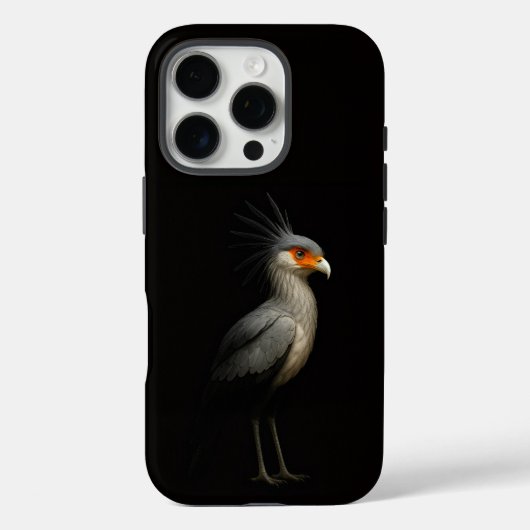 Black 4 Luxe iPhone 16 Pro, Secretarybird Case-Mate iPhoneケース (裏面)