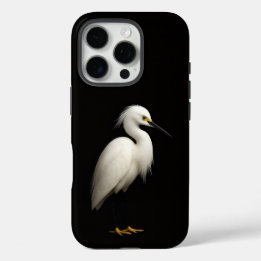 Black 4 Luxe iPhone 16 Pro, Snowy Egret iPhone 16 Proケース