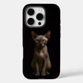 Black 4 Luxe iPhone 16 Pro, Sphynx Cat Case-Mate iPhoneケース (裏面)