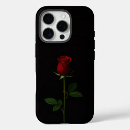 Black 4 Luxe iPhone 16 Pro, Velvet Red Rose iPhone 16 Proケース