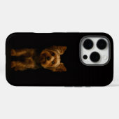 Black 4 Luxe iPhone 16 Pro, Yorkshire Terrier Case-Mate iPhoneケース (裏面 (横))