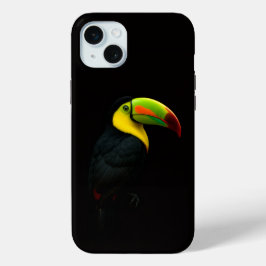 Black 4 Luxe, Keel Billed Tucan iPhone 15 Miniケース