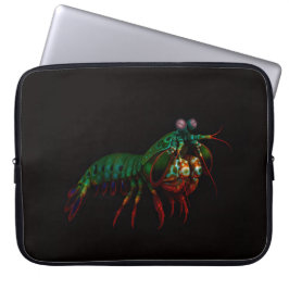 Black 4 Luxe Laptop Sleeve, Mantis Shrimp ラップトップスリーブ