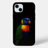 Black 4 Luxe, Lorikeet Parrot Case-Mate iPhoneケース (裏面)