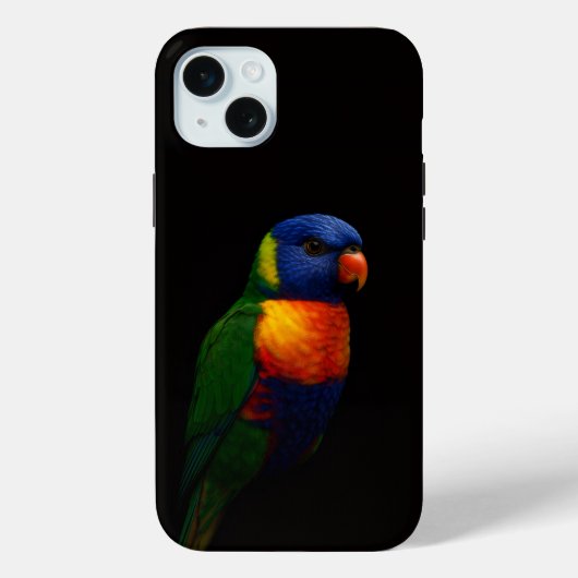 Black 4 Luxe, Lorikeet Parrot Case-Mate iPhoneケース (裏面)