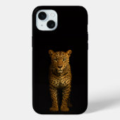 Black 4 Luxe, Majestic Leopard iPhone 15 Plus Case-Mate iPhoneケース (裏面)