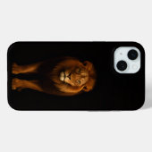 Black 4 Luxe, Majestic Lion iPhone 15 Plus Case-Mate iPhoneケース (裏面 (横))
