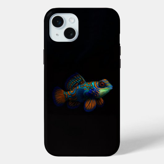 Black 4 Luxe, Mandarin Dragonet Fish Case-Mate iPhoneケース (裏面)