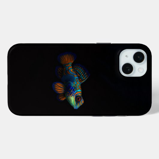 Black 4 Luxe, Mandarin Dragonet Fish Case-Mate iPhoneケース (裏面 (横))