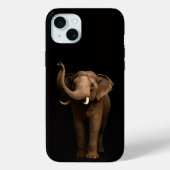 Black 4 Luxe, Mighty Elephant iPhone 15 Plus Case-Mate iPhoneケース (裏面)